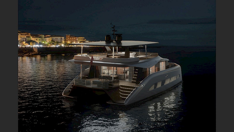 AQUON One: The First Solar and Hydrogen-Powered Luxury Yacht Redefines Smart Yachting