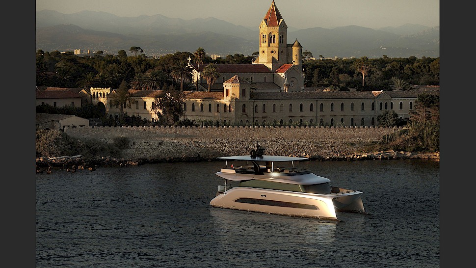 AQUON One: The First Solar and Hydrogen-Powered Luxury Yacht Redefines Smart Yachting
